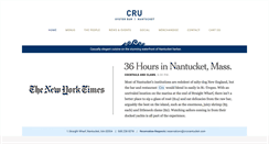 Desktop Screenshot of crunantucket.com