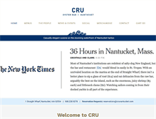 Tablet Screenshot of crunantucket.com